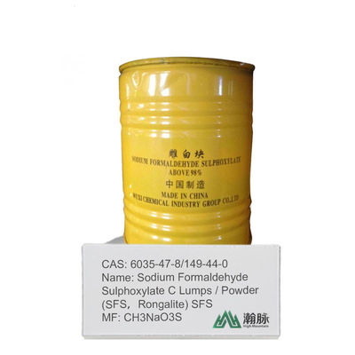 ロンガライト/SFS ナトリウムホルマルデヒド硫酸化CAS 6035-47-8,149-44-0 工業用高純度減量剤