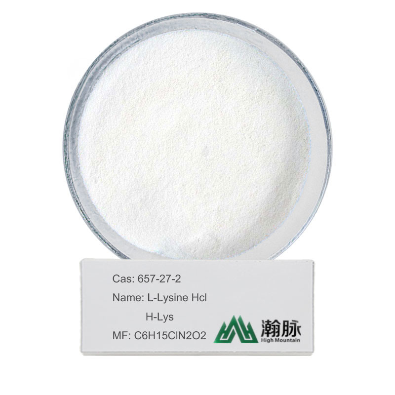 L-リジン Hcl CAS 657-27-2 C6H15ClN2O2 H-Lys リジン塩酸塩