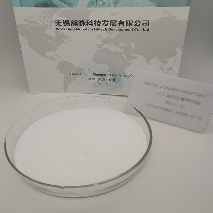 CAS 14025-21-9亜鉛Disodiumエチレンジアミン四酢酸ZnNa2の白い結晶の粉